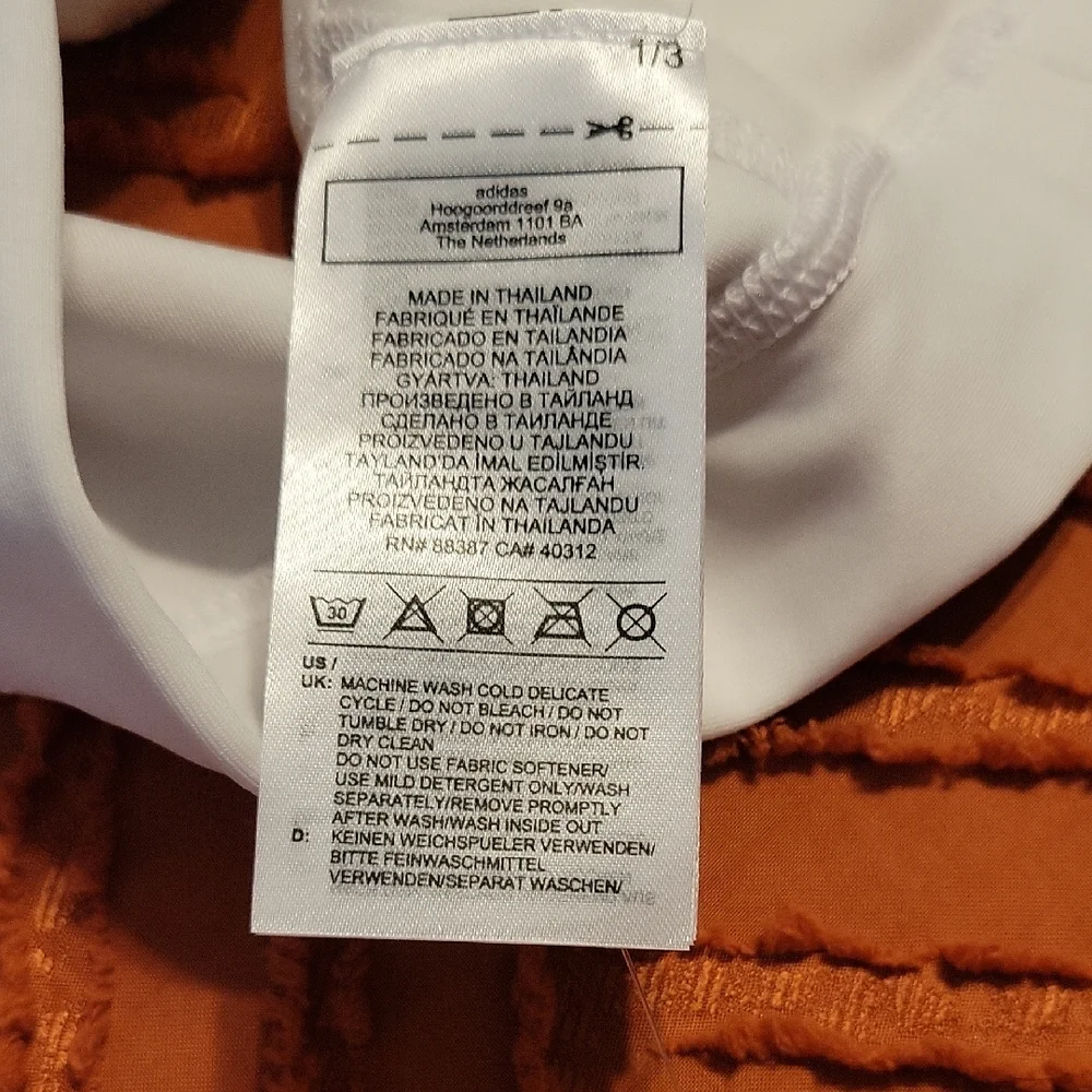 Adidas White Climalite Sports Bra - Picture 3 of 4